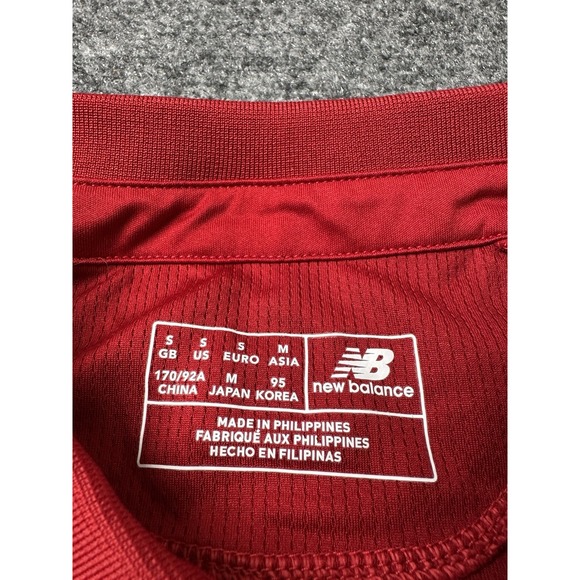 Mens Soccer Liverpool New Balance Salah #11 Red Long Sleeve Jersey, Size S - Picture 5 of 10